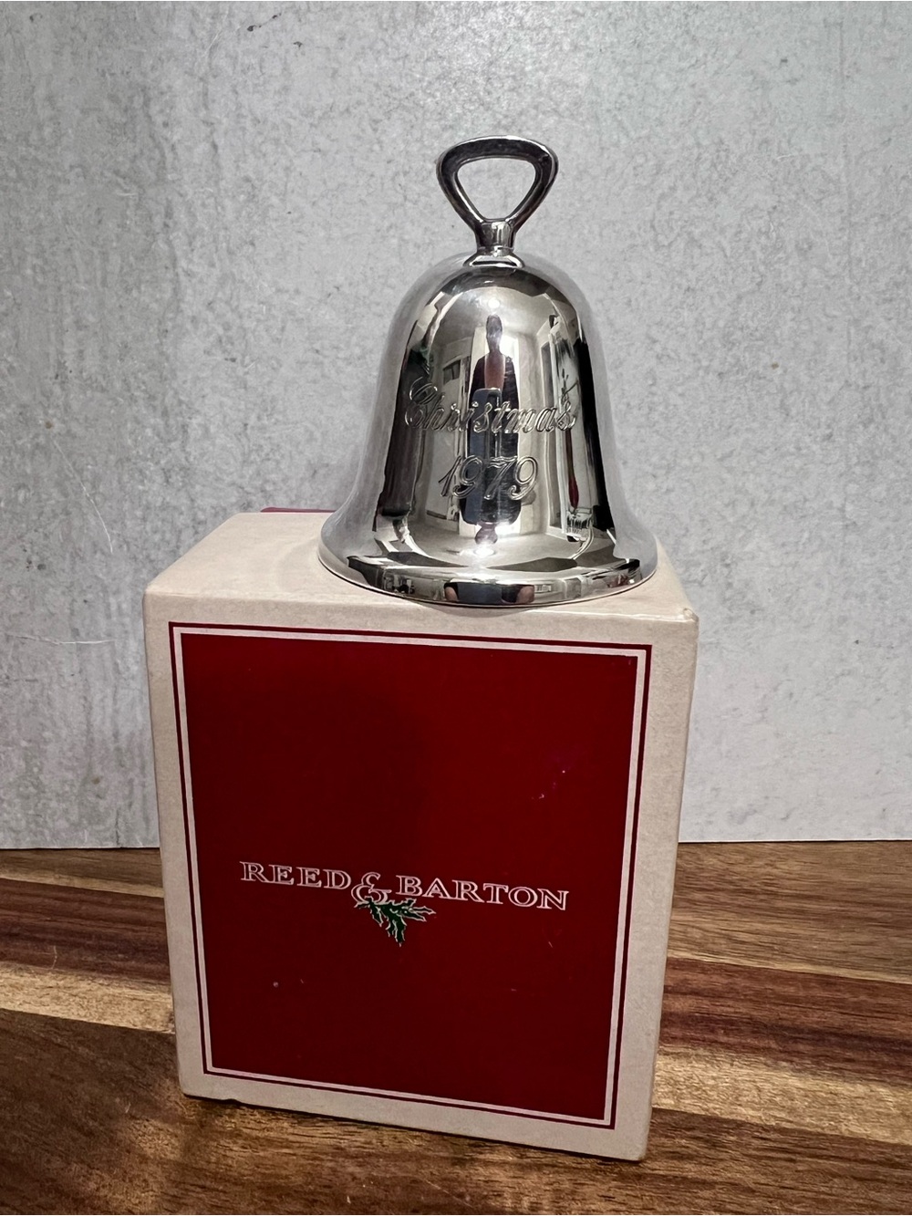 Reed & Barton Silver-Plated Holiday Hand Bell